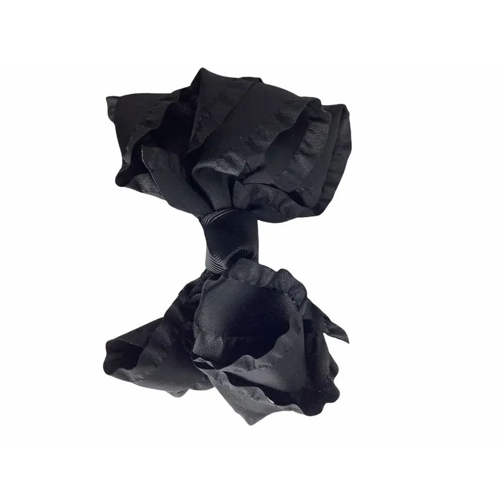 Girl’s Lot of 2 Black & Red Embellished Hair Bows